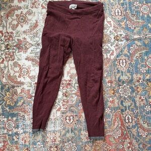 Roots Women’s Burgundy Leggings